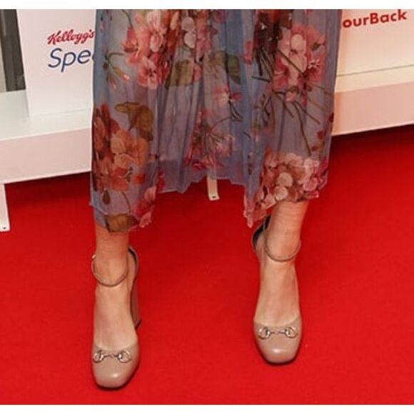 GUCCI Dusty Pink Horsebit Heel Sandal Size 36 Leather Block Ankle Mary Jane - Picture 13 of 13